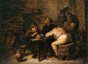 Adriaen Brouwer Interior of a Smoking Room oil painting on canvas